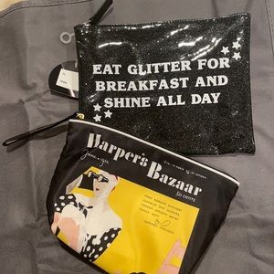 2/$10 Set of 2 makeup bags . New